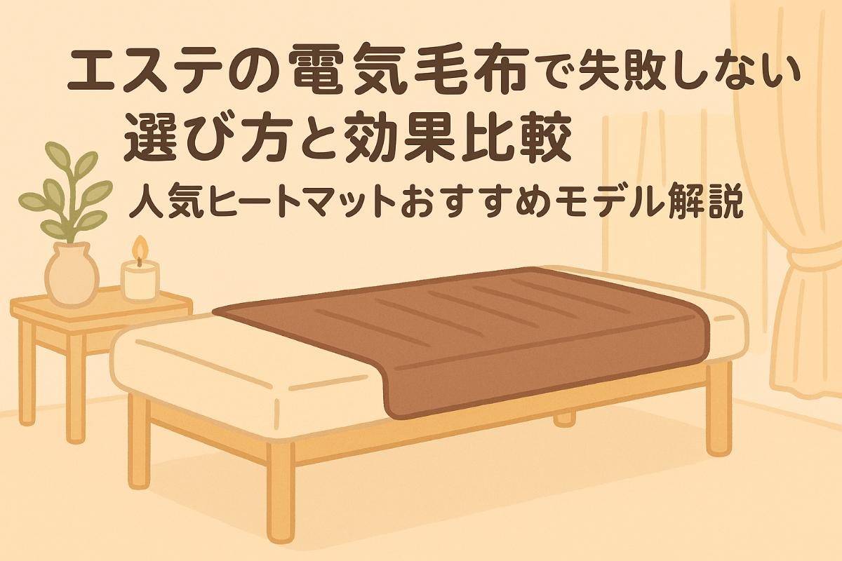 エステの電気毛布で失敗しない選び方と効果比較 人気ヒートマット 