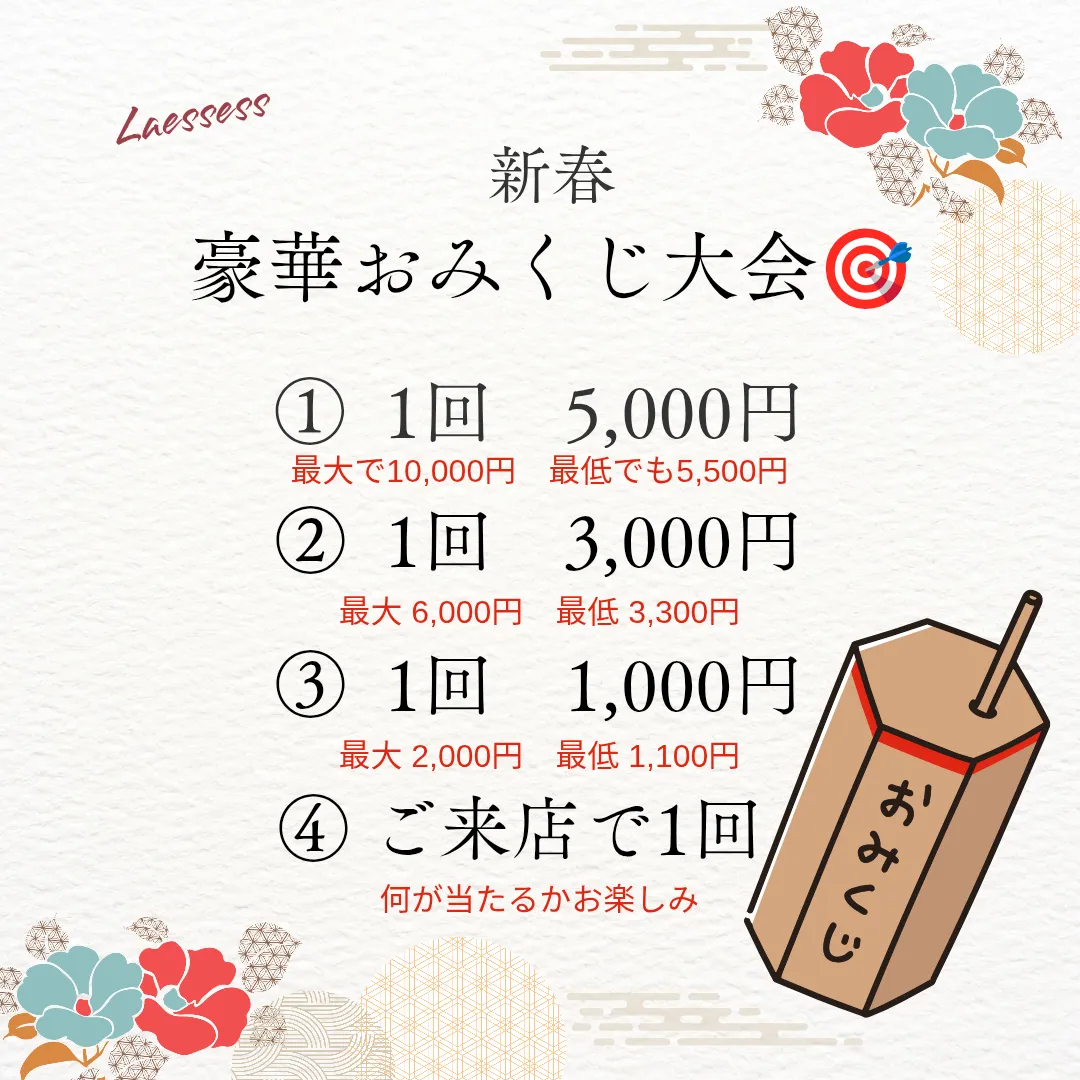 新春　お楽しみ会　【茨城県古河市エステサロン】